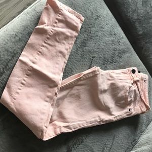 Pacsun, Bullhead brand, pastel pink skinny jeans